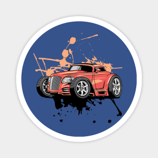 Customized Classic Cars Magnet